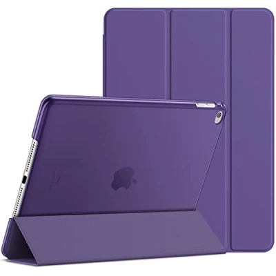Afbeelding van JETech Hoes voor iPad Air 2, Standaard Functie, Case met Automatisch Wekken/Slapen (Paars)
