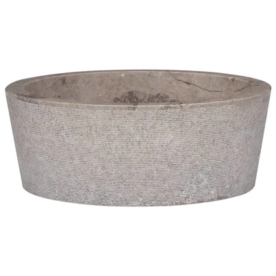 Afbeelding van Gootsteen Ø40x15 cm marmer grijs