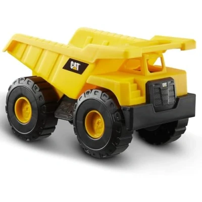 Afbeelding van Caterpillar 82021 vrachtwagen met scharnier, kunststof, vrijwielen, 25 cm