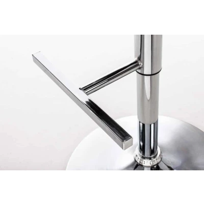 Afbeelding van Barkruk Moelv Stof Chrome frame Grijs