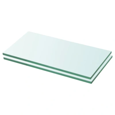 Afbeelding van Schappen 2 st 20x30 cm glas transparant
