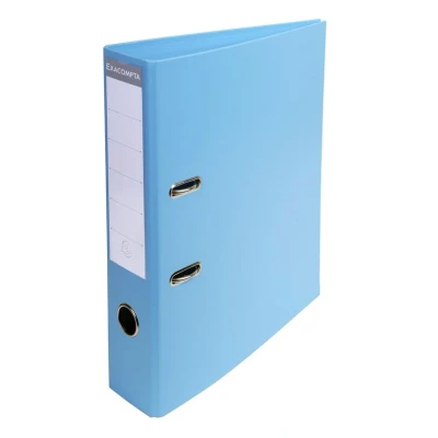 Afbeelding van Exacompta 1 x A4 ordner Prem&#039;Touch rugbreedte 70 mm Mechanisch 75 Buitenafmetingen: 32 29 7 cm DIN formaat Lichtblauwe kleur