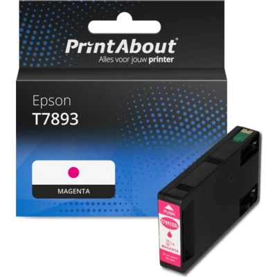 Afbeelding van Huismerk Epson T7893 Inktcartridge Magenta