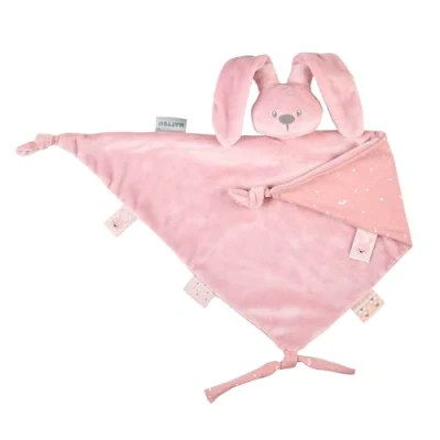 Image de Nattou Lapidou Grande Doudou Lapin Vieux Rose Maxi