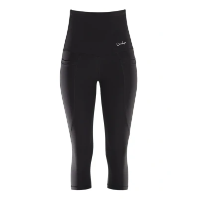 Afbeelding van Winshape Functional Comfort 3/4 sportbroek, Dames, Maat: Medium, Black