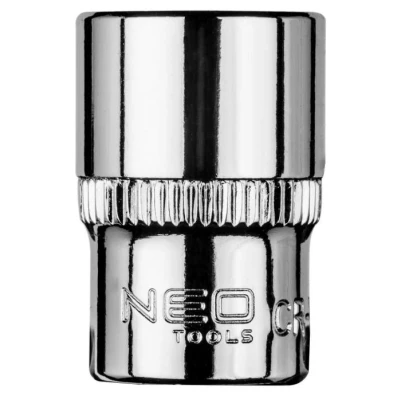 Afbeelding van NEO TOOLS 08 452 Steeksleutelelement 1/4 12 mm Chroom vanadium staal Zeskant