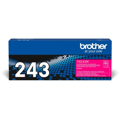 Afbeelding van Brother toner, 1.000 pagina&#039;s, OEM TN243M, magenta toner