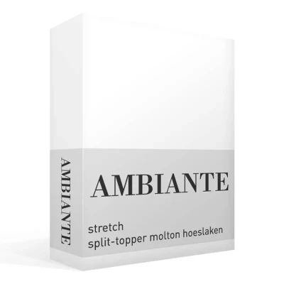Afbeelding van AMB Molton White Splittop 180x200/210