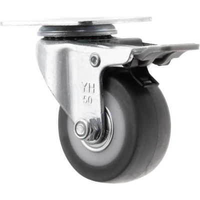 Afbeelding van TOOLCRAFT 5023TPRA02 Kunststofwiel Wieldiameter: 50 mm Draagvermogen (max.): kg 1 stuk(s)