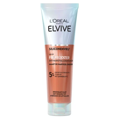 Afbeelding van L&#039;Oréal Paris Elvive Fiber Booster Anti Haaruitval Conditioner voor dikker, sterker haar Geschikt breekbaar met neiging tot afbreken en uitvallen 150ml