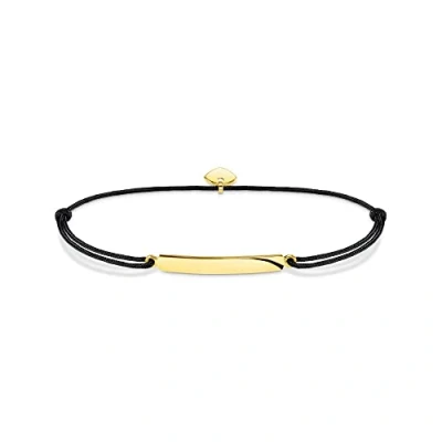 Afbeelding van Thomas Sabo LS130 848 11 L22V Armband Unisex Nylon geel verguld 16 27 cm