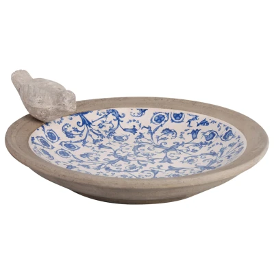 Afbeelding van Best For Birds Aged Ceramic Vogelbad Drinkbak 34x34x11 cm