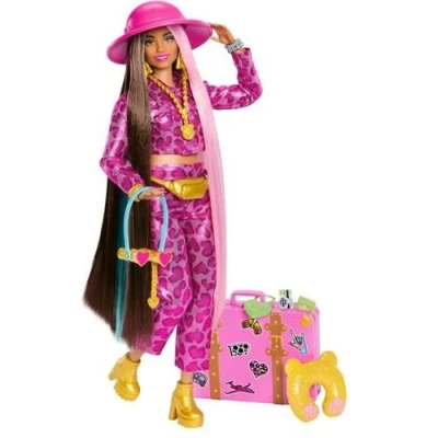Image de Barbie Extra Cool Poupée voyage en tenue safari