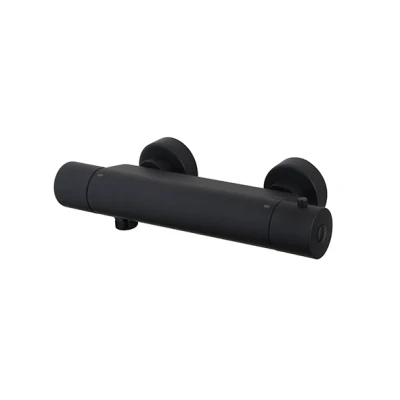 Afbeelding van Xellanz Eco Cool Touch thermostatische douchemengkraan mat zwart