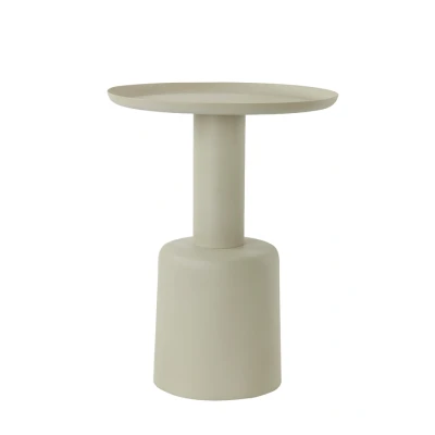 Afbeelding van Light &amp; Living Bijzettafel MILAKI Ø39x52cm Grijs