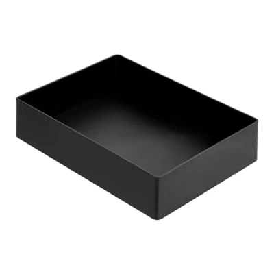 Afbeelding van Amazon Basics Rechthoekige organizer van kunststof, accessoirebak, zwart