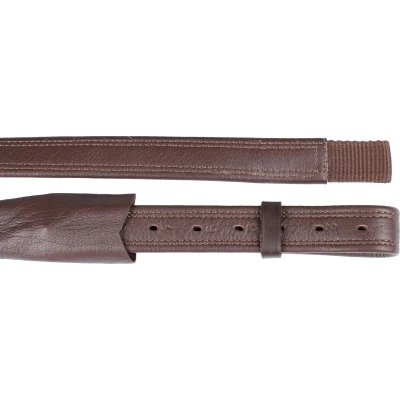 Afbeelding van HORKA Stijgbeugelriemen Nylon Dressuur Bruin/Zilver Pony Agradi.be