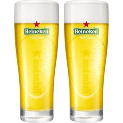 Afbeelding van Heineken Bierglas Ellipse 250 ml 2 stuks
