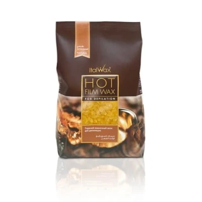 Afbeelding van ItalWax Film Wax Natural Natuurlijke 1Kg voor Huidvriendelijke en Effectieve Ontharing