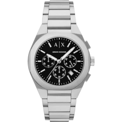 Afbeelding van Armani Exchange Rafael Chronograaf silvercoloured, Heren, Maat: One Size, Silver coloured