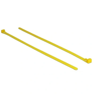 Afbeelding van Kabelbindingen herbruikbare warmtebestendig l 300 x w 7,6 mm 100 stuks geel
