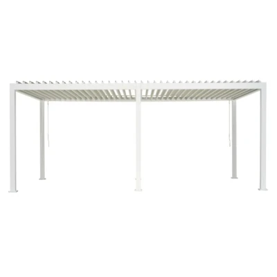 Afbeelding van Overkapping vierkant XL Rota 300 x 600 cm Matt white Suns