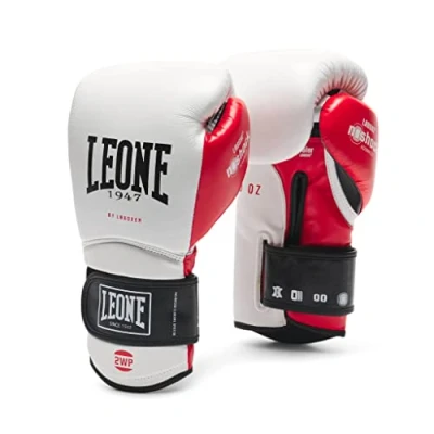 Afbeelding van Leone1947 Il Tecnico N3 Kunstlederen Bokshandschoenen Wit 16 Oz