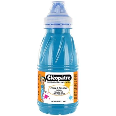 Afbeelding van Cleopater Tekeninkt, turquoise, 250 ml
