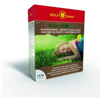 Afbeelding van Wolf Garten Natura Bio Gazonmest Gazonmeststoffen 3.4 kg