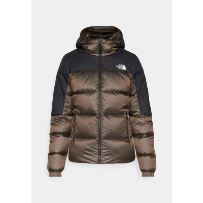Afbeelding van The North Face Diablo Gewatteerde jas, Dames, Maat: Small, Smokey brown/black heather/black