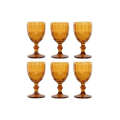 Afbeelding van Set van bekers Home ESPRIT Amber Kristal 240 ml (6 Stuks)