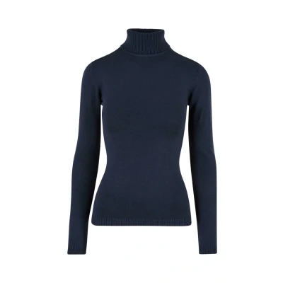 Afbeelding van Urban Classics Turtleneck Trui, Dames, Maat: Medium, Navy