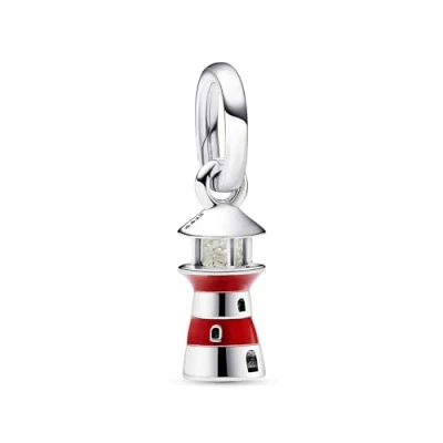 Afbeelding van Pandora Fluorescerende lichtturm bedelhanger van sterling zilver, compatibel met Moments, uit de Moments collectie, 792714C01, Metaal, Geen edelsteen