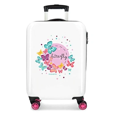 Afbeelding van Movom Happy Time Handbagagekoffer, Meerkleurig, 37 x 55 20 cm, stijf, ABS, combinatiesluiting, 32 l, 2,5 kg, 4 dubbele wielen, handbagage, Kindermode