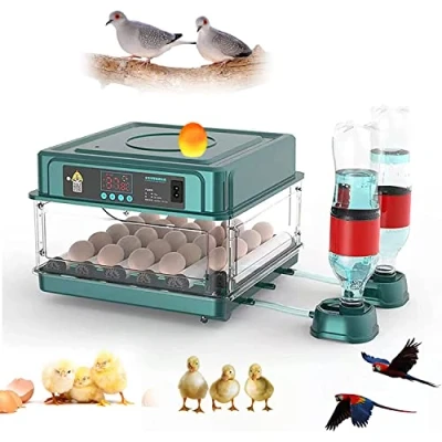 Afbeelding van automatische eierbroedmachine, 12 eieren, automatisch omdraaien van temperatuur en vochtigheidsregeling, boerderijbroedmachine, voor uitbraak kip, eenden,