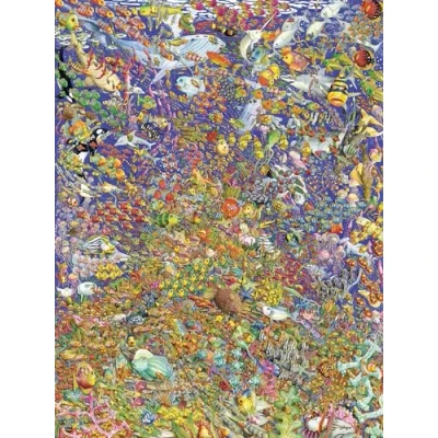 Afbeelding van Legpuzzel Vele Bonte Vissen, 1500st.