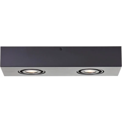 Afbeelding van Brilliant G99721/76 Doro LED plafondlamp GU10 4.5 W Zand, Zwart