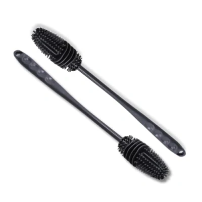 Afbeelding van PARENCE. Lot de 2 Brosses Goupillon Nettoyage Multi Usages en Silicone 28x3 cm Idéale pour Biberons Bouteilles Manche Long, Pièces