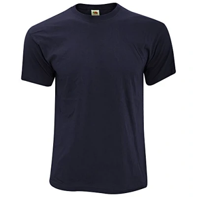 Afbeelding van Fruit Of The Loom Heren Screen Stars Origineel Vol Cut T shirt met korte mouwen (Marine)
