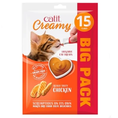Afbeelding van Cat It Kattensnack Kat Ca Creamy Kip 15x10g 15st