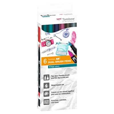 Afbeelding van Markeerstiften Tombow ABT DUAL (6 Stuks)