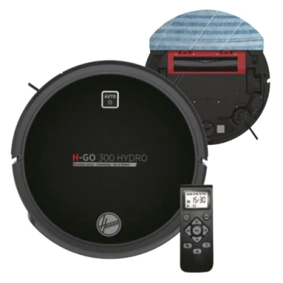 Afbeelding van Hoover Robotstofzuiger Model HGO320H 011 Zwart 0.35 liter Multifunctioneel Stofzuigen + Wassen