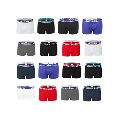 Afbeelding van Verrassingspakket Calecon boxershorts voor heren, 100% katoen, willekeurig model, bewegingsvrijheid, ademend en aangenaam (5 stuks), Blauw