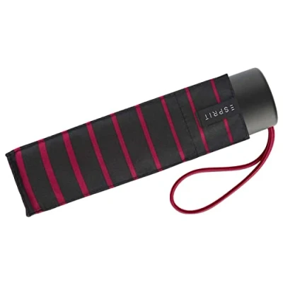 Afbeelding van ESPRIT Parapluie de poche, Degradee Stripe Vivacious Pink, 95 cm