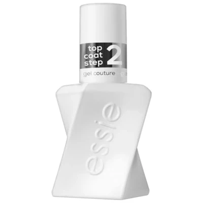 Image de gel by essie top coat brillant vernis à ongles qui renforce et protège votre manucure la maison pour un effet longue durée sans lampe uv 13,5 ml