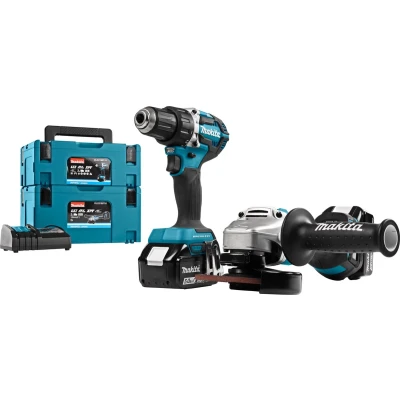 Afbeelding van Makita combiset DLX2190TJ1 boren/schroeven/slijpen