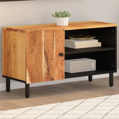 Afbeelding van Tv Meubel 80X33X46 Cm Massief Acaciahout