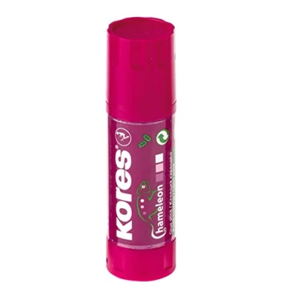 Afbeelding van Kores Kameleon lijmstift voor kinderen, gekleurd, sterk klevend, veilig en niet giftig, school kantoor, 1 x 15 g