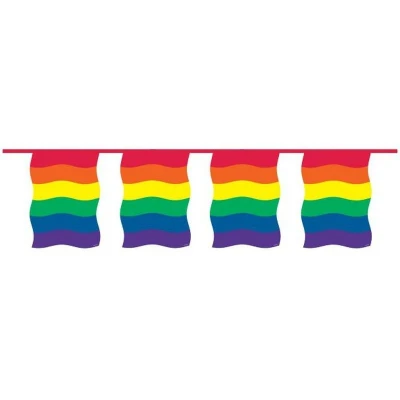 Image de Ligne de drapeau Rainbow Square