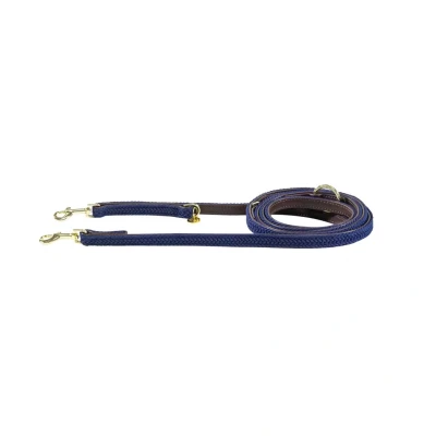 Afbeelding van Kentucky Hondenriem Plaited Nylon Long Navy 2m Agradi.be